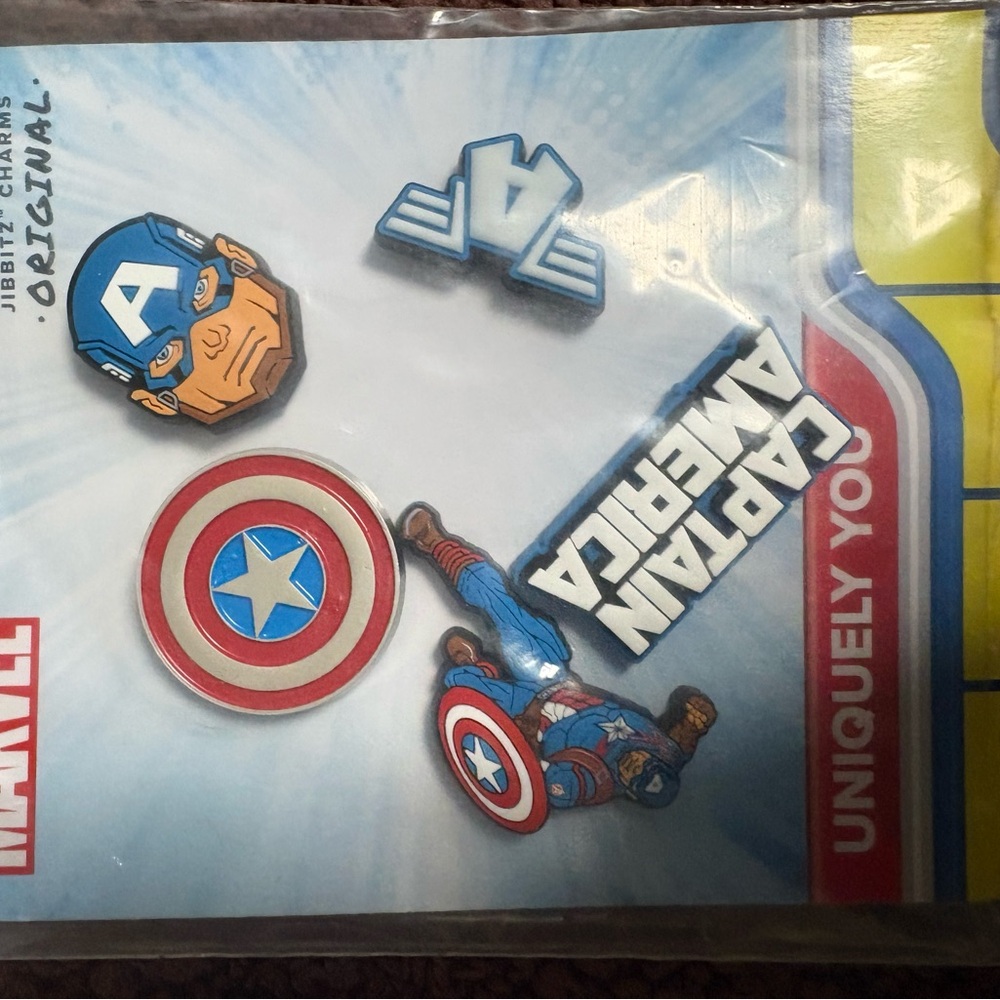 Captain America Marvel Croc Jibbitz